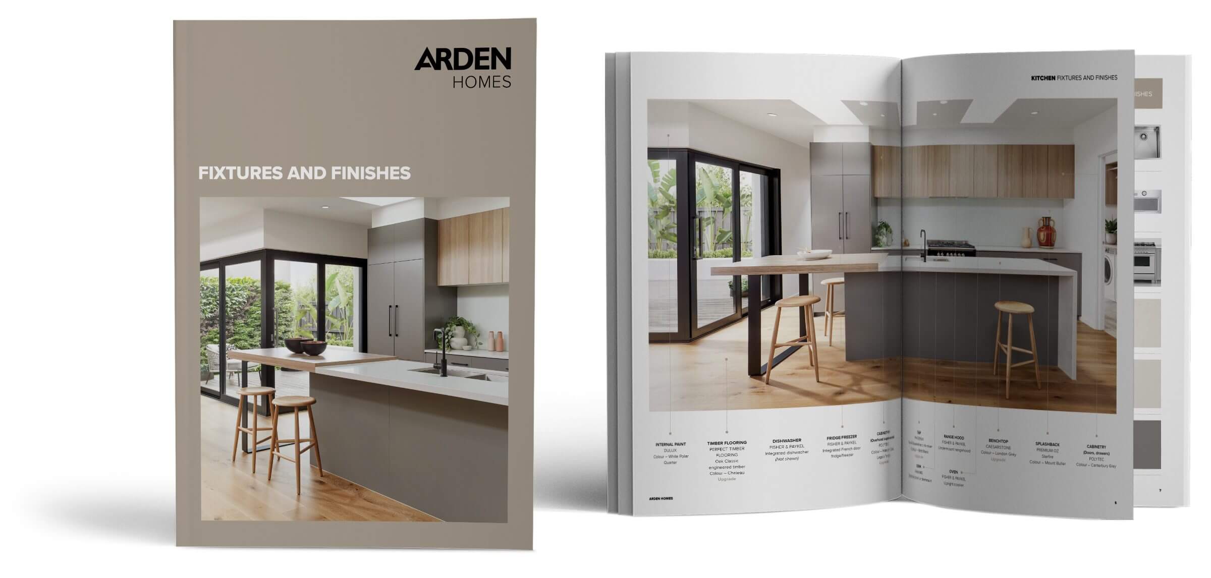 Arden Homes Fixtures and Fittings