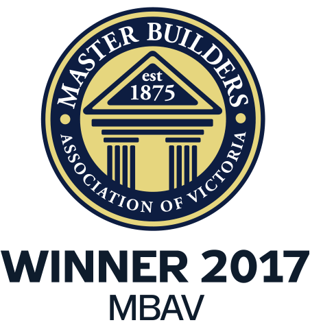 Award winning home builders Melbourne, MBAV award winner 2017